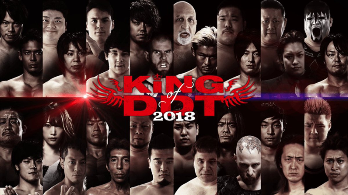 ddtpro's tweet photo. 【KOD2018 特別ダイジェスト配信開始！】

数々の激闘を生み出したKING OF DDT 2018
3rd ROUND～FINAL ROUNDの試合を特別ダイジェストとして、
YOU TUBEにて配信中！
　⇒ https://t.co/a3W80el9qd

また#DDTUNIVERSでは #KOD2018 の全試合を見逃し配信中！
　⇒ https://t.co/i4Sfw8b0S3

#ddtpro https://t.co/GjiV3maUDO