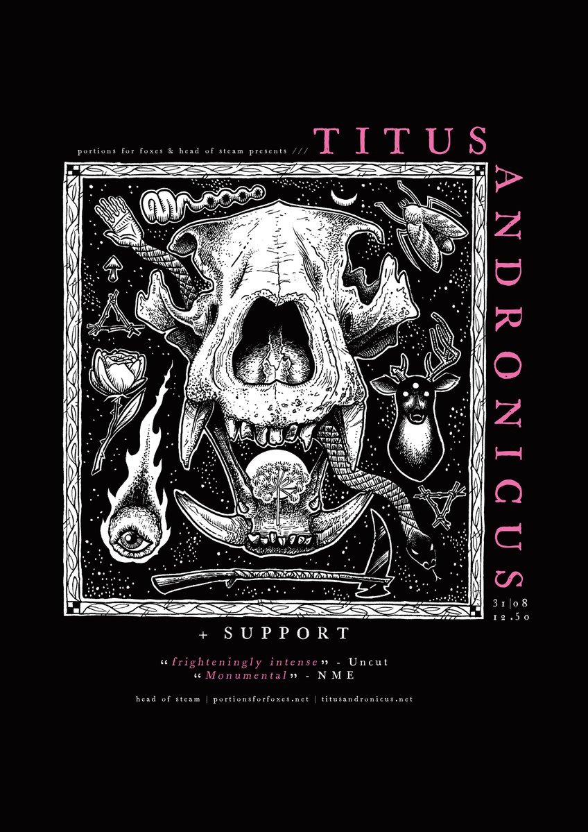 Delighted to announce our first support for the nearly sold out, stripped back <a href="/TitusAndronicus/">Titus Andronicus</a> show on friday 31st  <a href="/HOS_Newcastle/">Head of Steam Newcastle</a> 
will be <a href="/tshirtweatheruk/">T-Shirt Weather</a> playing acousto

ticket here:
seetickets.com/event/titus-an…
SEE YIS THERE MAN