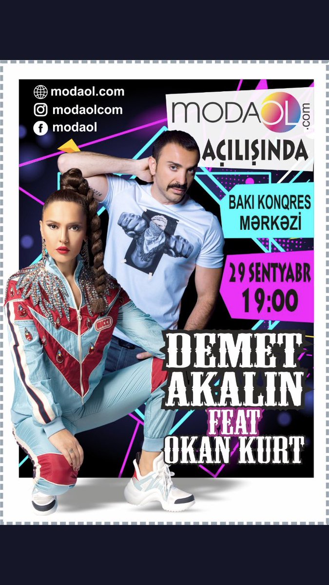 DemetAkalin's tweet photo. Bakü💐😍bekle geliyoruz https://t.co/5iiFl93Wi6