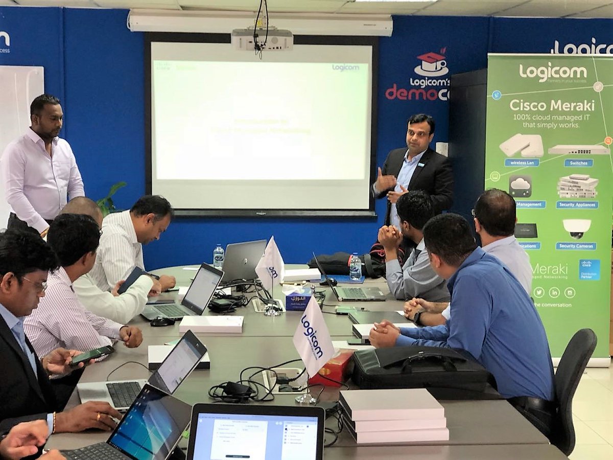 KatrinaPitogo's tweet image. @LogicomDisti organized a 1 on 1 session to share @CiscoMeraki solution to our partners. The session includes demo & product overview on wireless, switching, security, communications, and security cameras held at our #LogicomDemoCafe in Dubai.