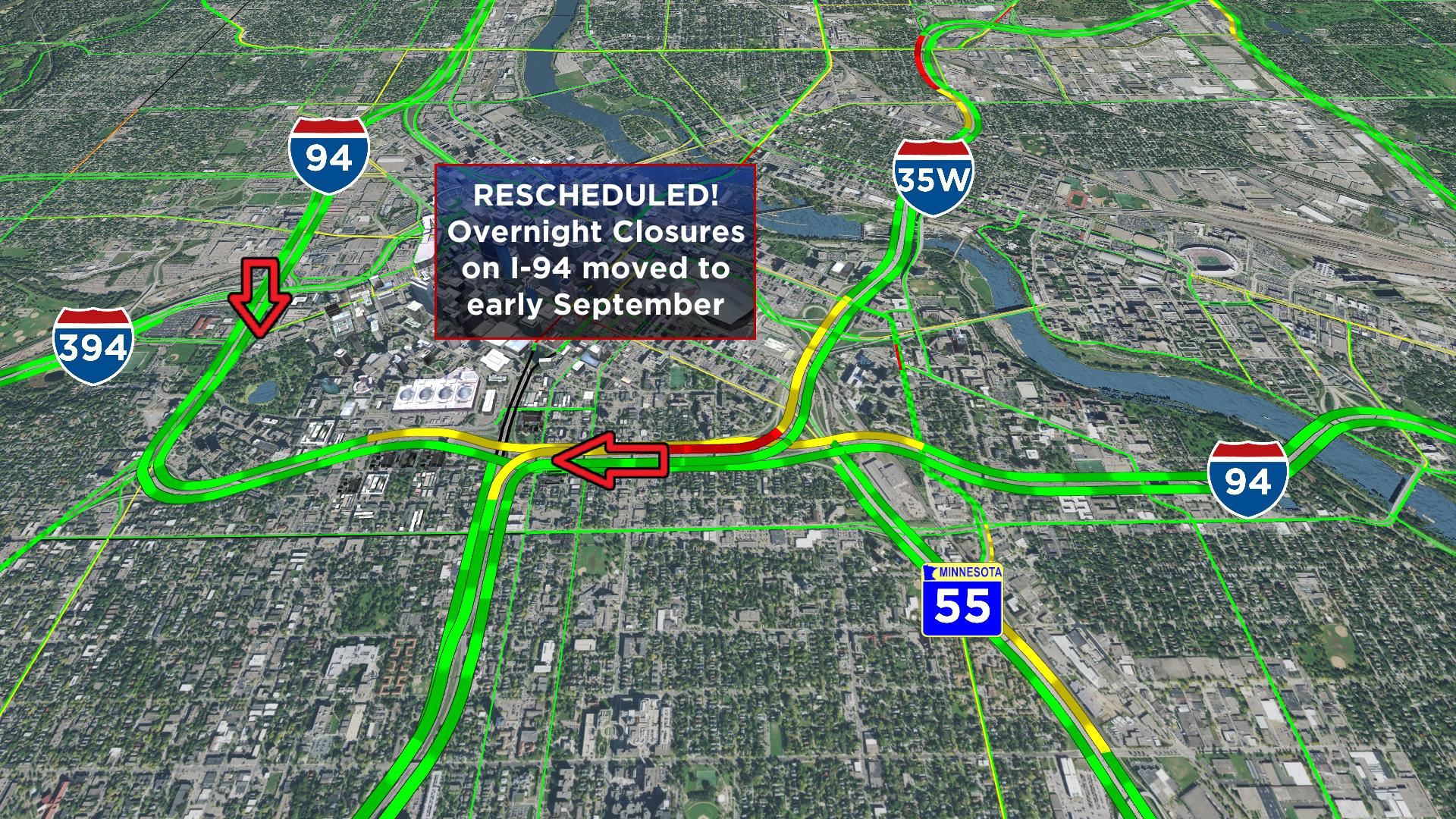 KSTP Traffic on Twitter "Just hearing from MnDOT that the overnight