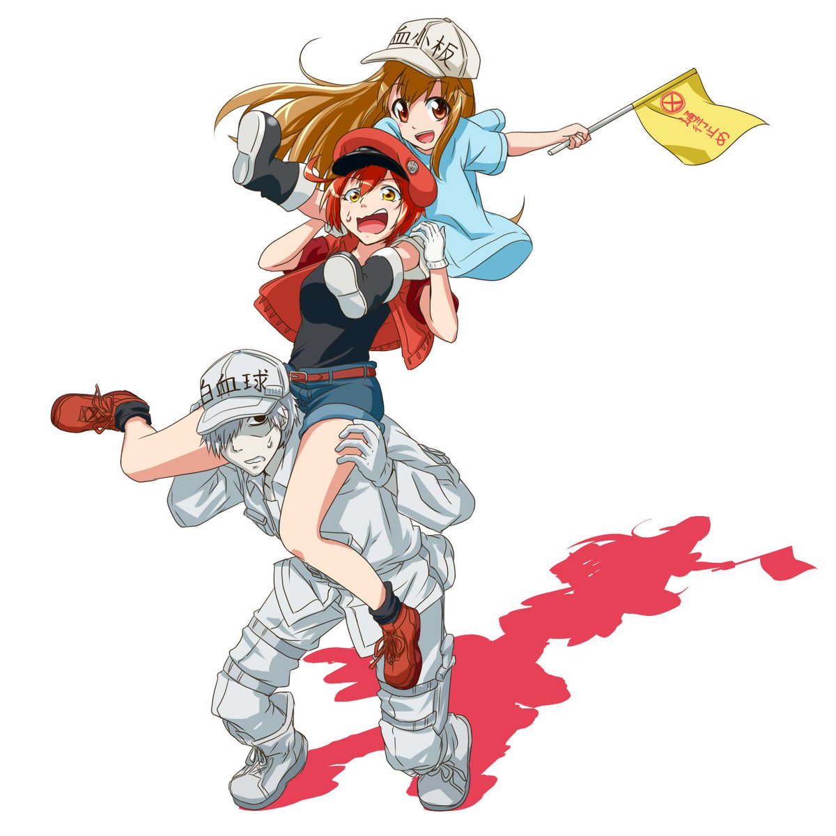 はたらく細胞 iPhone(640×960)壁紙 血小板 アニメ-スマホ用画像88966