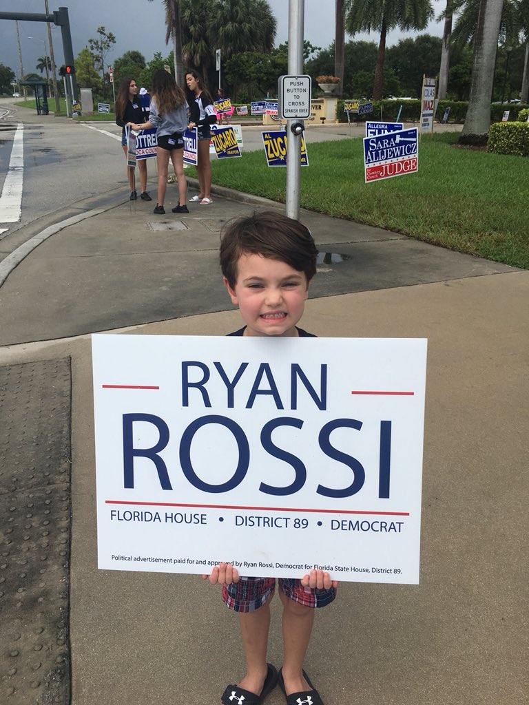 flagirl0502's tweet photo. It’s Primary Day in #BocaRaton!  These kids are smart enough to know @ElectRyanRossi is the best candidate for #hd89.  Go vote!  #GunSenseCandidate #FlaPol @MomsDemand https://t.co/e08XtOTiyC