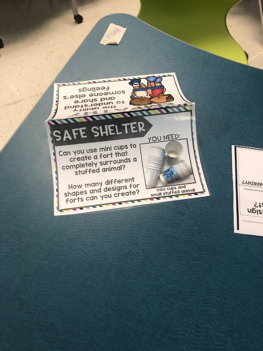 jensiegerlawson's tweet image. Team builder bins #characteredmeetsSTEM #teamwork #designandcreate #engineersatwork #4thand5thgraders @HillsideES @hillside_media