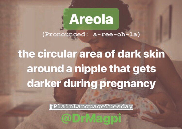 DrMagpi's tweet photo. #PlainLanguageTuesday How the baby latches(fastens the mouth to the breast) is more important than how the baby is held during nursing. A good latch means that the areola is inside the baby's mouth #HealthLiteracyNaija #HealthwiseConcepts https://t.co/tQz7aGMXUI