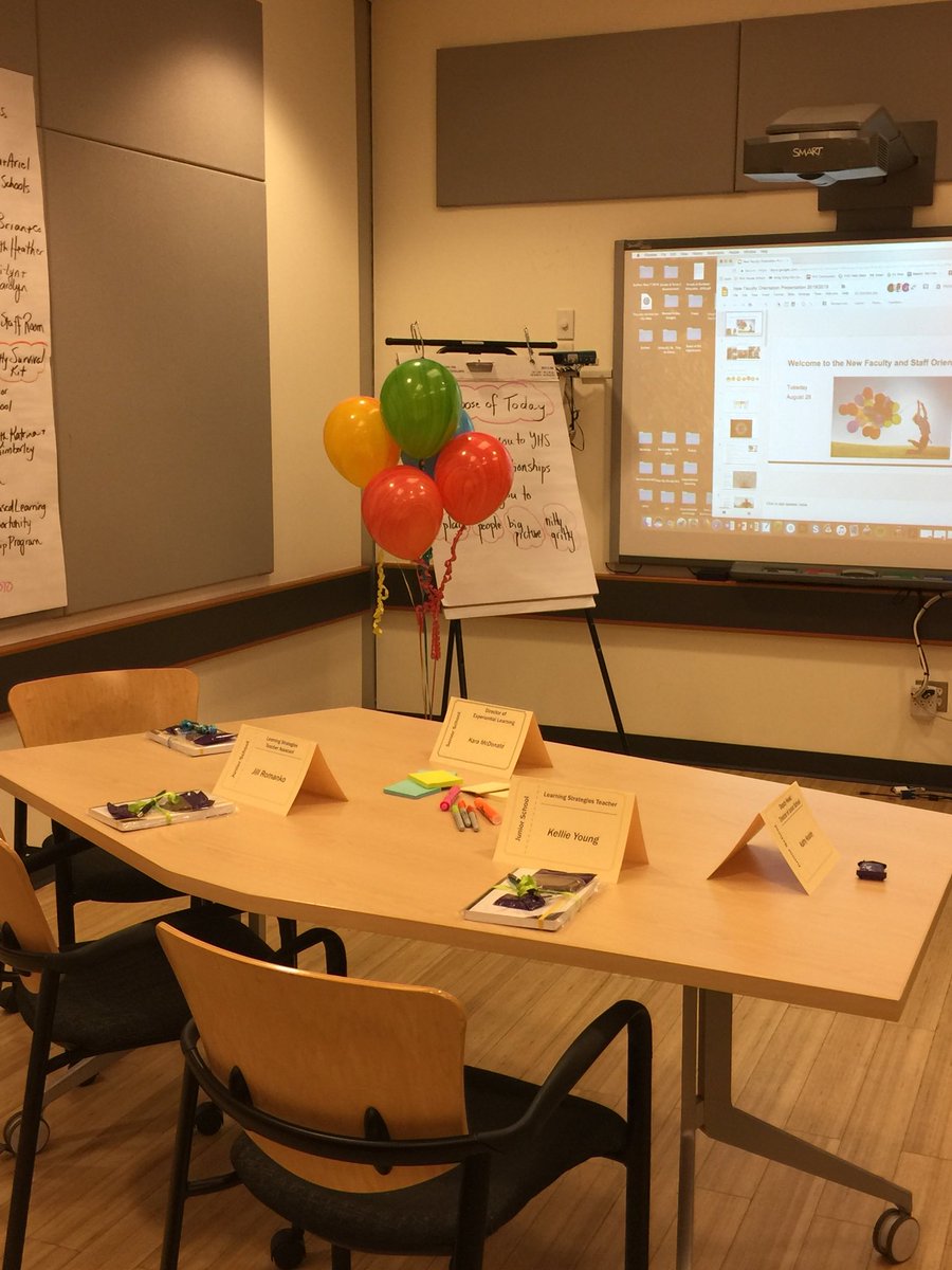 SSjerven's tweet photo. New Faculty Orientation all set up early this morning g @YHS https://t.co/BoMPzfaRSv