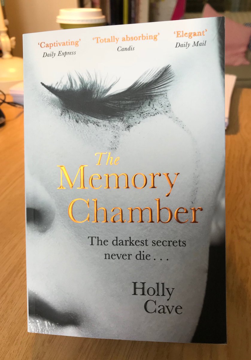 susanW1F's tweet photo. Poor picture: beautiful book.
Thank you @QuercusFiction for this glorious paperback. @HollyACave @CWAgencyUK @CasssieBrowne 
#TheMemoryChamber https://t.co/57K915zo4h