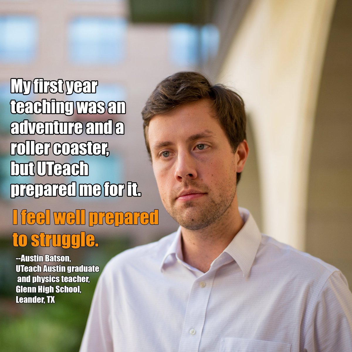 uteachinstitute's tweet image. #HumansofUTeach