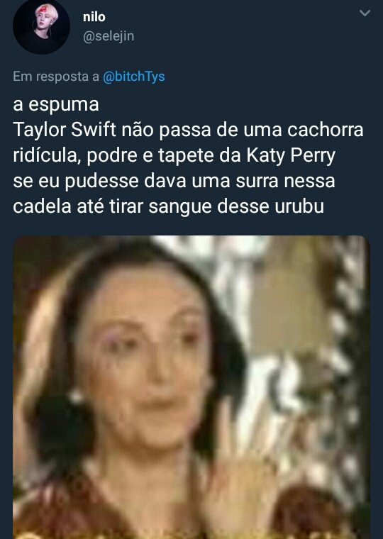 IvysChampagne's tweet photo. "Os swifties deveriam apoiar o bts, pq a Taylor conhece eles"
TÁ BOM, SENTA LÁ CLÁUDIA! VAI COMER UM BISCOITO
#EXOxSWIFTIEStreamingParty https://t.co/rkKFNVVCsx