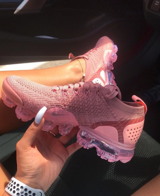 nike vapormax pink rust