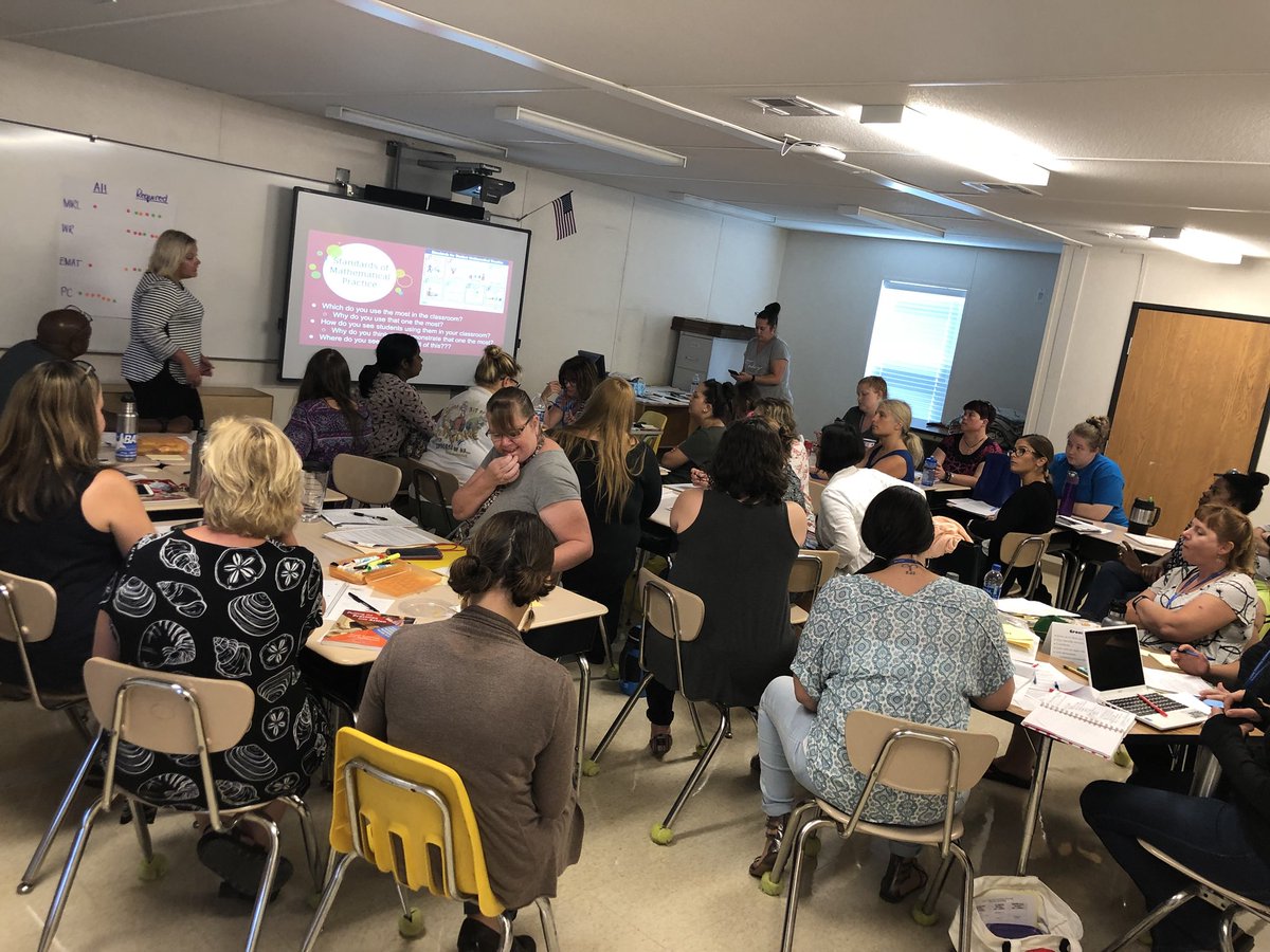 MrsGiampapa's tweet photo. Excited to be back at Germantown ES talking about the role of the SMPs in math instruction! @TeamGermantown1 @GESReading #mathfunandlearning https://t.co/lJUjuiwpxd