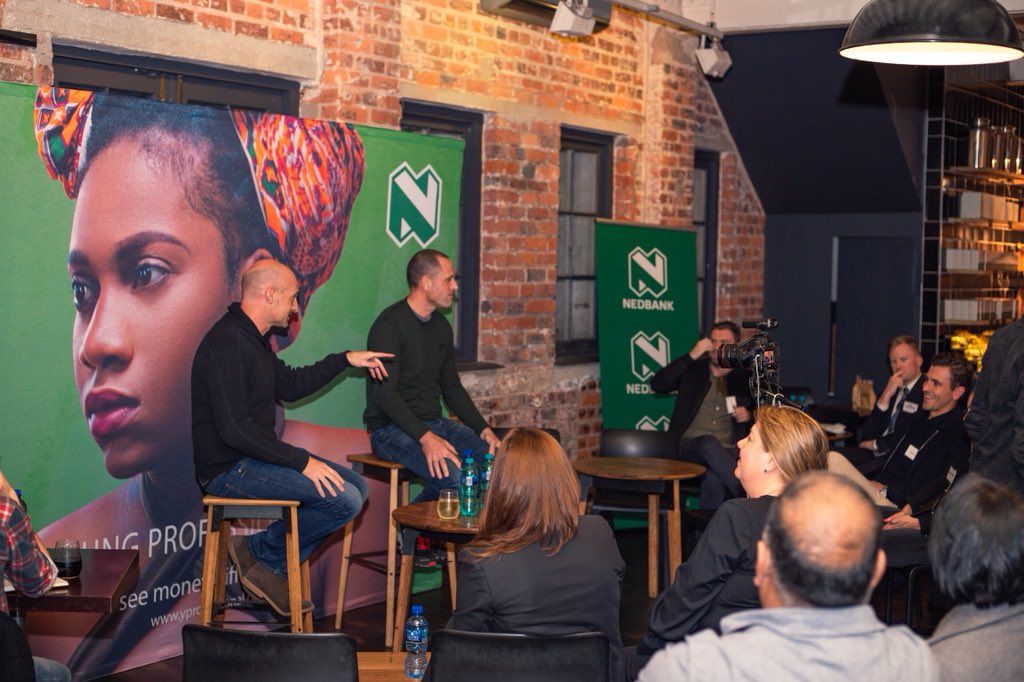 studentvillage's tweet photo. “It’s an interesting lens of the world to expect people to not behave the way you would actually expect them to” - Gidon on understanding people and doing business with differing clients. #NedbankYoungPro https://t.co/bFy6EkBCsX