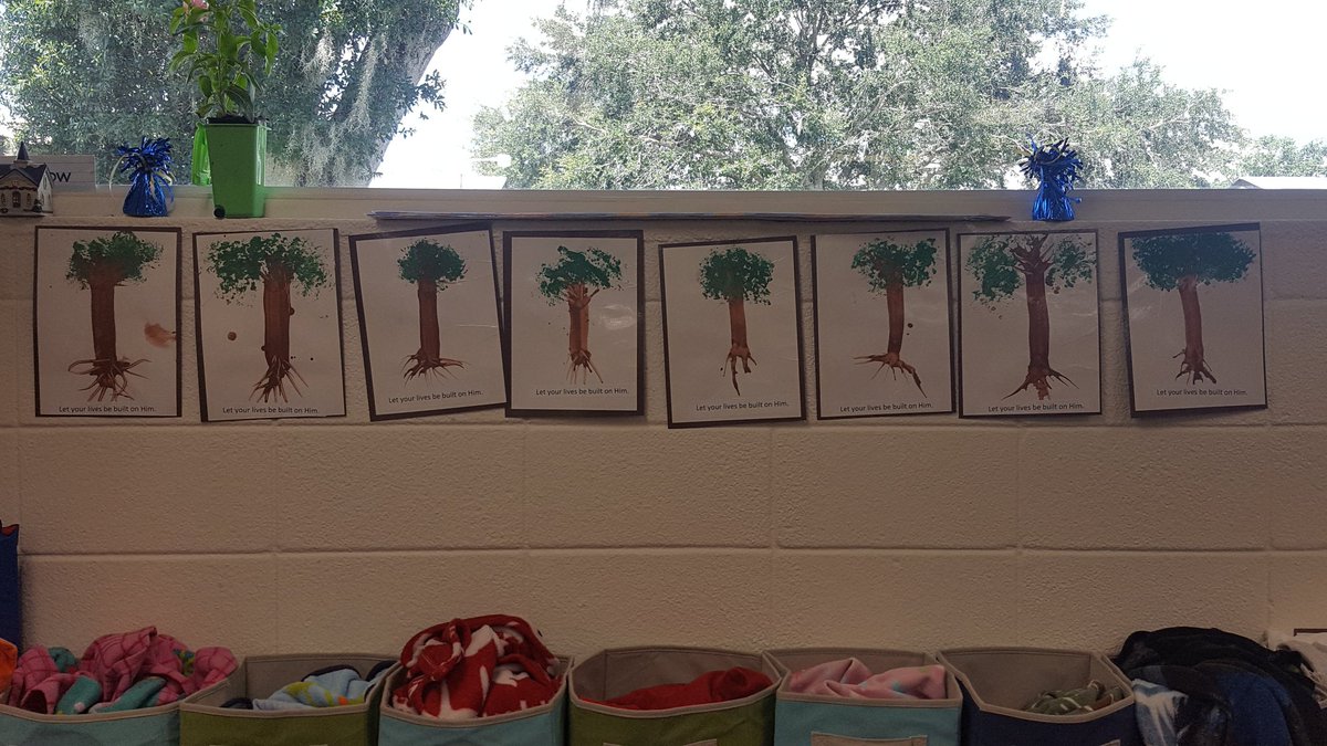 SCSHeadofSchool's tweet photo. Kindergarten does good work creating their trees with distinct roots! #col2:7nlt https://t.co/rG4FLm7GxG