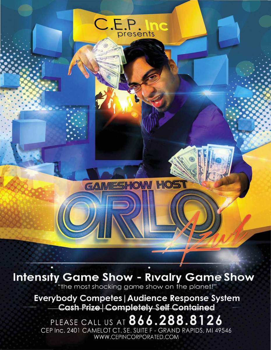 CEPincorporated's tweet photo. Check out our exciting #IntensityGameShow tomorrow night at @TROYUnews University! Looking forward to a great event! https://t.co/YHh7ElOYbw