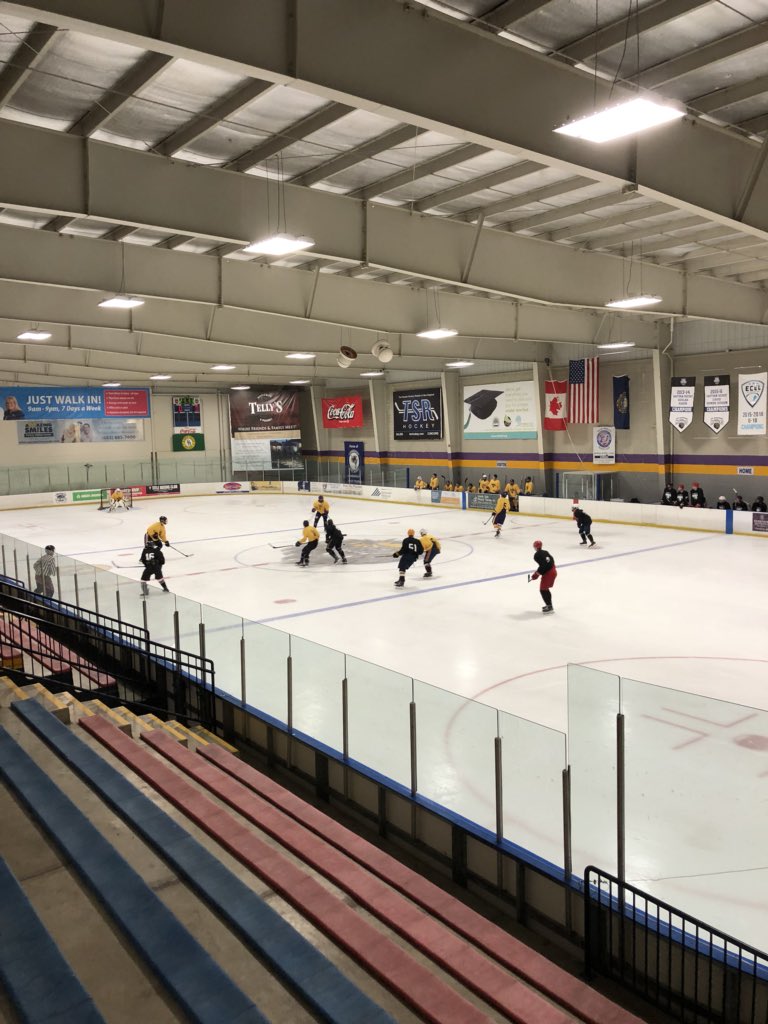 After 2 team practices this morning the <a href="/USPHL/">USPHL</a> #NCDC afternoon games are getting underway <a href="/TriTownIceArena/">Tri-Town Ice Arena</a> ...check back for scores.