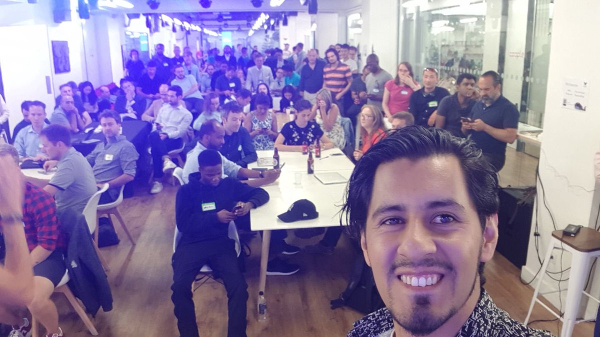 aeternity's tweet photo. @julioalexo from our team presented #æternity at @SiliconLondon to blockchain startups and tech entrepreneurs! 

He emphasized the need of #decentralization and resilience in #blockchain protocols and the on-chain and off-chain #scalability æternity provides. https://t.co/Qiht3XMaiS