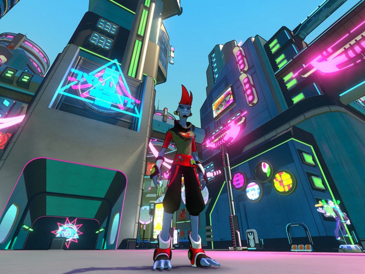pushsquare's tweet photo. Hover Does Its Best Jet Set Radio Impression Next Month https://t.co/IbHY7pG6vQ #Playdius #PS4 #Hover #ReleaseDates https://t.co/g9gHowccJR