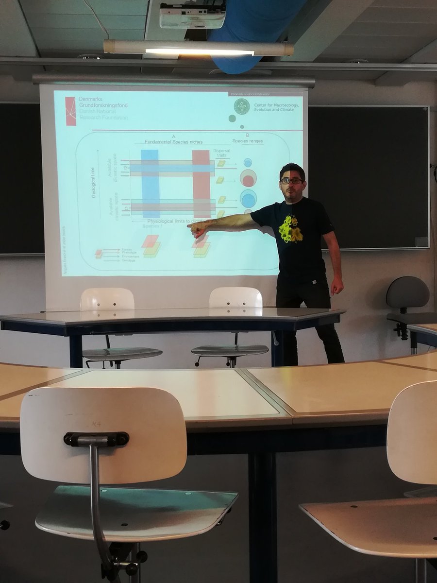 JuliaCMata's tweet image. Learning the do&apos;s and don&apos;ts of #SDMs in an exciting #PhDcourse with @Noguesbravo at @Macroecology. Sharing with @saarmaes @CassandraDebets