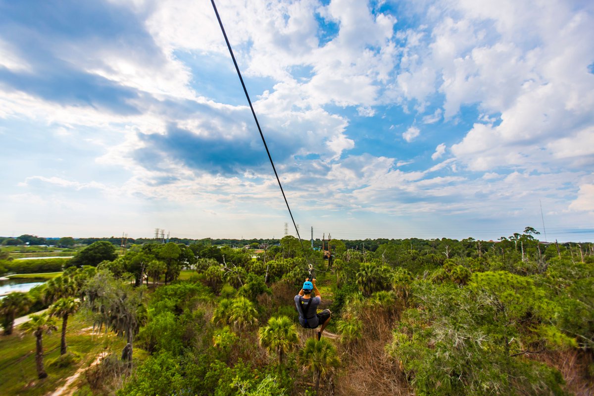 gotostpete's tweet photo. St. Pete/Clearwaterβs first proper zipline facility, Zip On Tampa Bay features five lines ranging from 350 to 750 feet, as well as a 100-foot-long suspension bridge that will further test your daredevil mettle. Check it out: https://t.co/dYBVNomBLJ
#EatPlayLive #GoToStPete https://t.co/Xn3rmzovpM