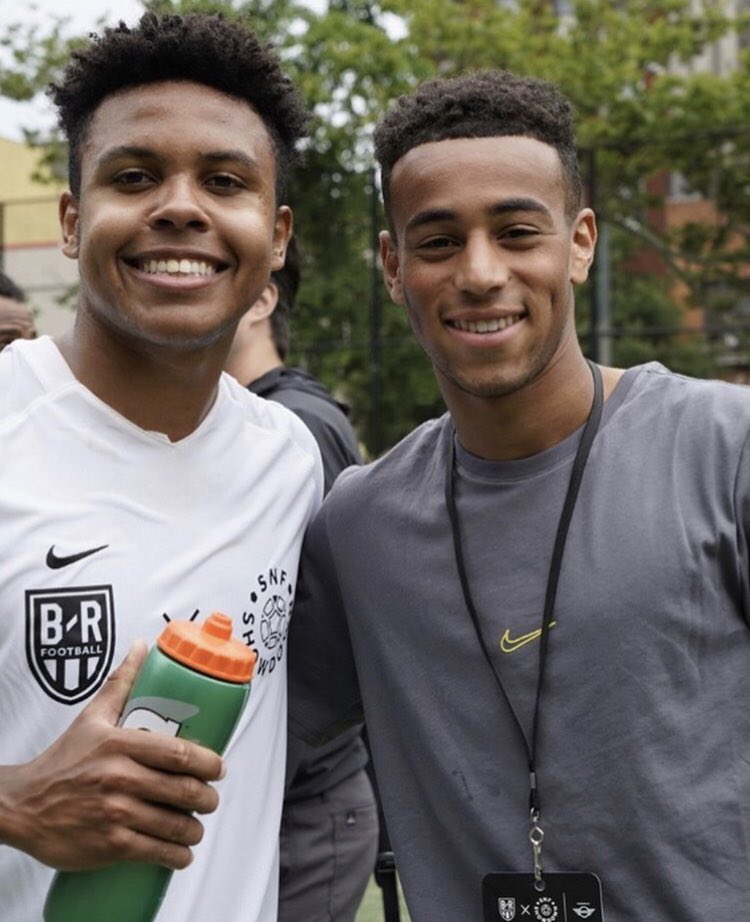 tyler_adams14's tweet image. The dynamic duo started way back. Happy birthday to my brotha! 🙌🏽❤️ Just getting started ✊🏽 @WMckennie