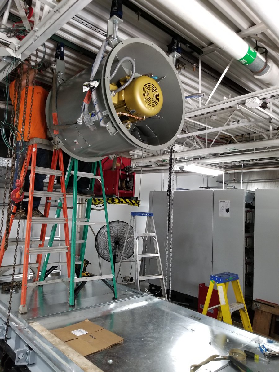 Stuart_Mechanic's tweet photo. Here, our technicians are assembling an Air Handler for a test chamber at an automotive industry.
#technicians #heatingandcooling #hvac #furnace #mechanics #jobs #work #construction #metrodetroit #michigan #commericial #service #heat #cool #airhandler #installation #automotive https://t.co/Ch73MdZvJK
