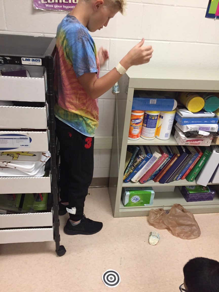 SternErin's tweet photo. Zip line Challenge in Engineering! #engineeringisawesome #MasonMoment https://t.co/mJXEAK83Oo