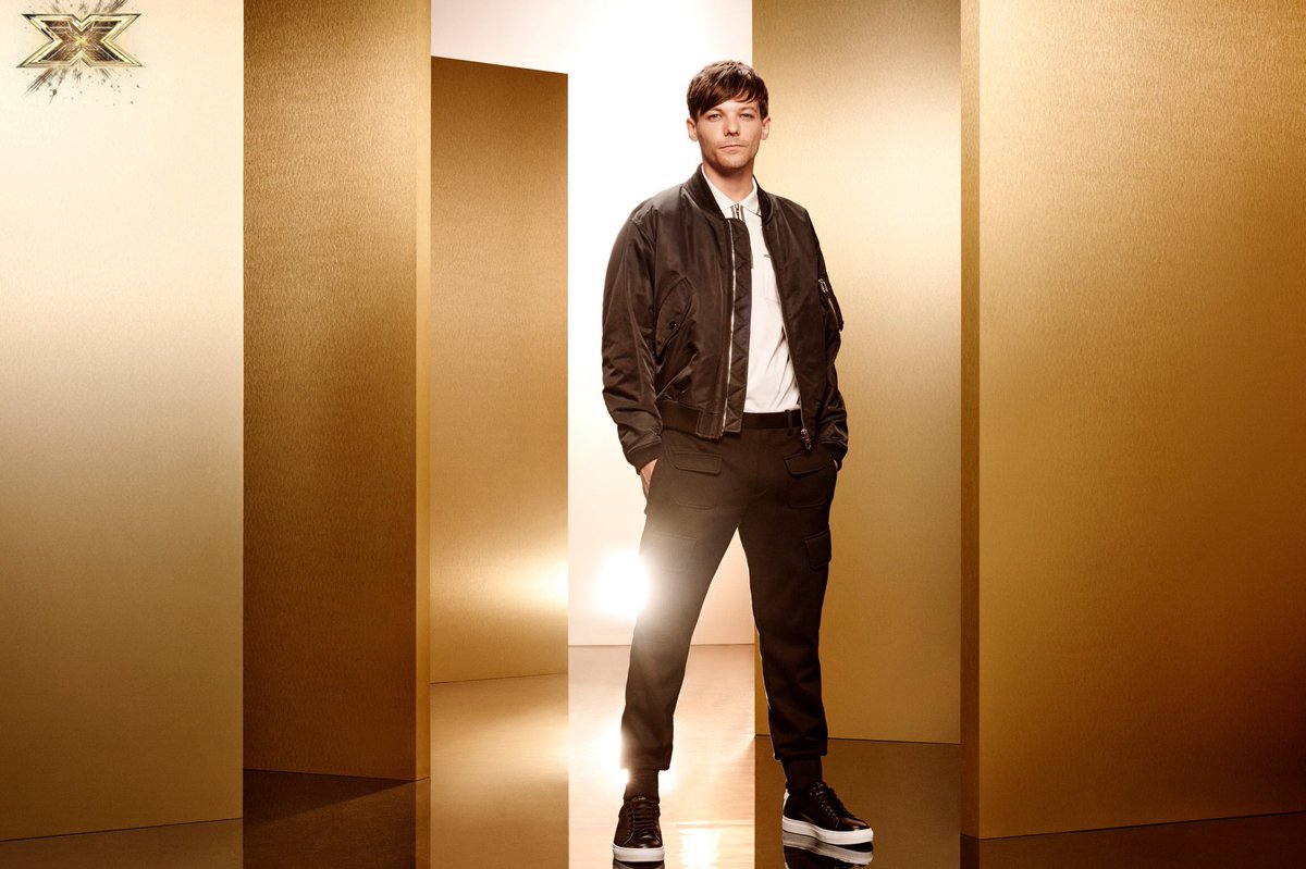 TheXFactor's tweet photo. This year, The #XFactor has a New Direction...@Louis_Tomlinson 🙌😍❌ https://t.co/h1WB8o1JOe