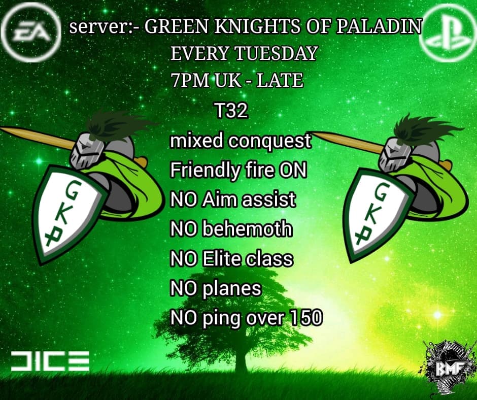 GKPARMY's tweet photo. All welcome! Would love to see some new faces.

#Battlefield #bf1 #Dice #EA https://t.co/2Fj1FLI0RN