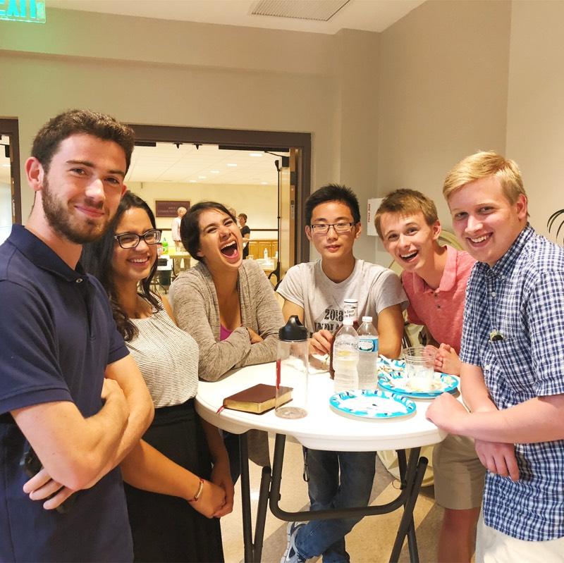 connexionecc's tweet image. We had a great time on Sunday at the kickoff to Connexion - ask one of these guys and they'll tell you.  Hope to see you next Sunday!
#connexion #eccbloomington #facesofwellfedstudents
