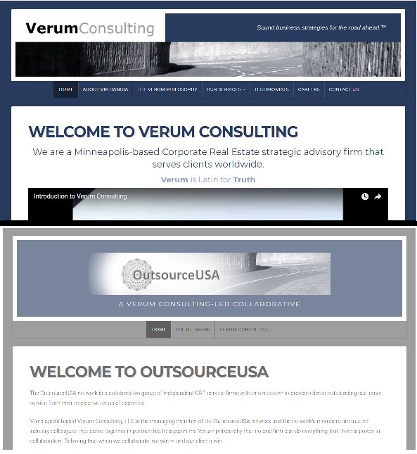 vikbangia's tweet photo. New and improved websites for @VerumConsulting and the Verum-led #collaborativenetwork called #OutsourceUSA are up and running. Please visit https://t.co/F99Ppsr4Fj and https://t.co/0wJ1woTtoI and have a look around! #CRE #Strategy and #Operations #Consulting https://t.co/UmaOG28AVB