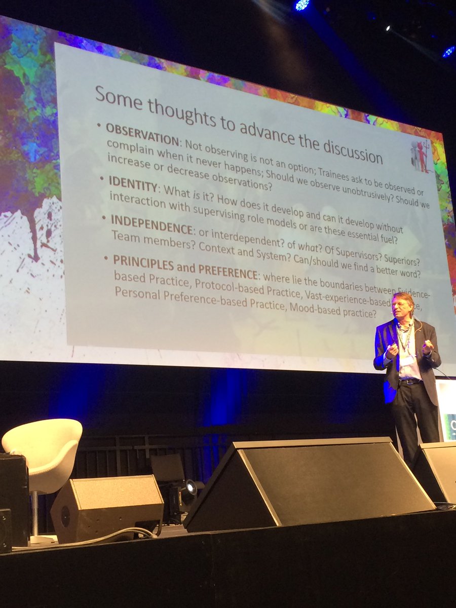 HelmichE's tweet photo. Summary of main challenges in supervision: observation, identity, interdependence and the system by ⁦@olletencate⁩ #AMEE2018 https://t.co/Fjjpk2LWH6