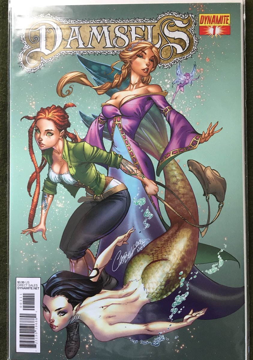 Day 85 #CampbellCovers  #JScottCampbell  @DynamiteComics  #Damsels