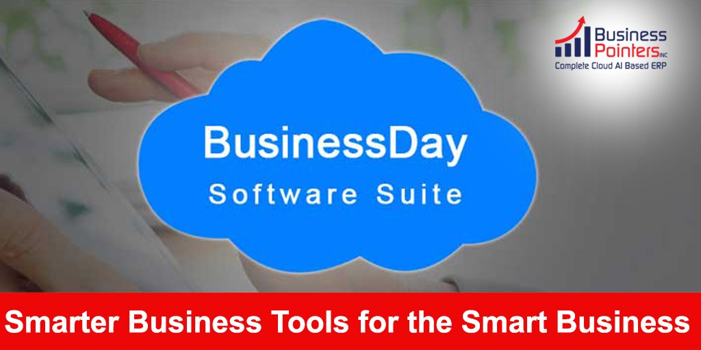 #BusinessDay: Smarter #Business #Tools for the Smart Business:
1 Stop #Solution to manage Entire Business. Book a Free Trial Now. Services: #Accounting, #Finance, #Inventory, #Sales, #Purchase, Point of Sales. Read more: business-pointers.com/BusinessDay.ht… 
#BusinessApps #BusinessSoftware