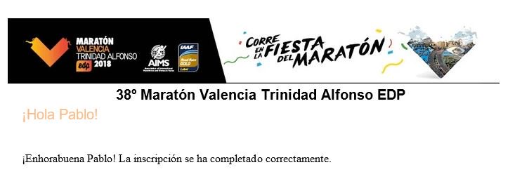pablocarmenado's tweet photo. Como dice @contadordekm acabo de comprar una ilusión.
Una vez más tengo cita con el Maratón.
Toca sufrir y disfrutar @maratonvalencia
Sumar #kmsXalimentos
Abrazar a @miguelgiron1975
Tomar paella con los @DrinkingRunners
#GraciasPapá #Cortacesped #YoElegiCorrer #kmsXalimentos https://t.co/cn9IHSkFFs