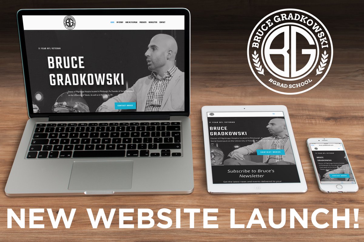 bgradkowski5's tweet photo. Big Announcement! After months of collaboration and strategy, I am officially launching my new Grad-School brand and website! 

https://t.co/cFC8tfkPHE 

#GradSchool #BruceGradkowski https://t.co/6qci2d4oVu