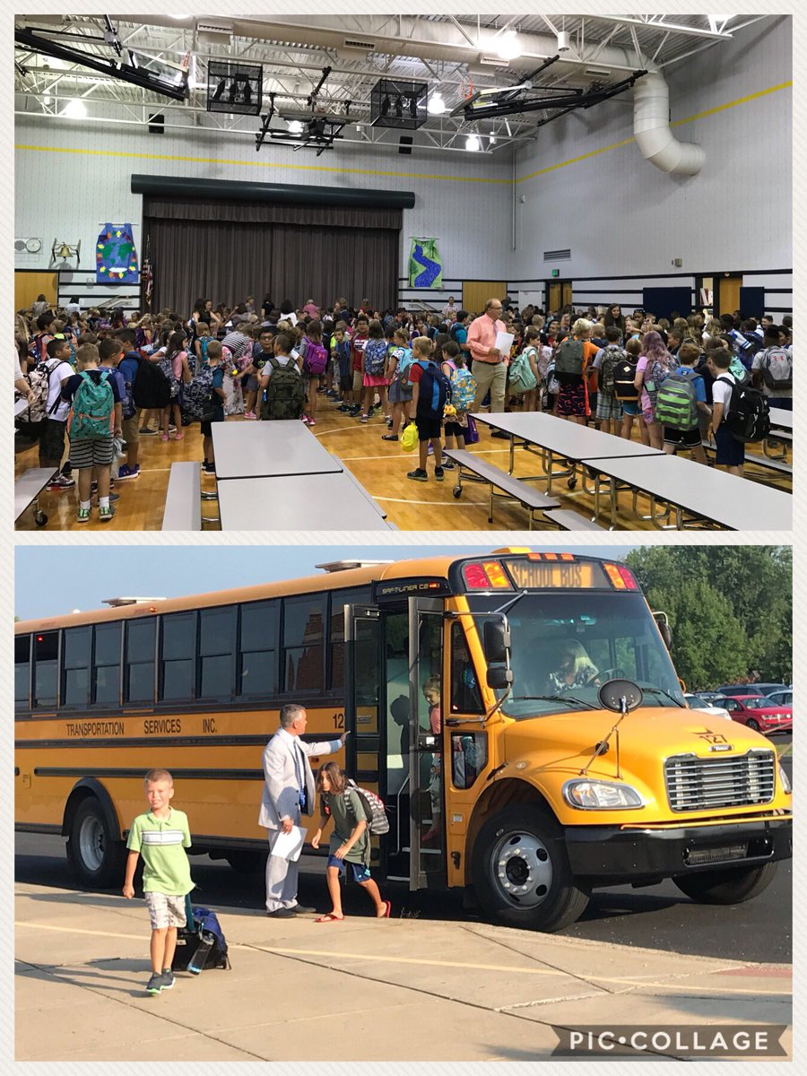 First day welcomes!  <a href="/SASD_Vernfield/">Vernfield Elementary</a> Everyone ready for a new school year!