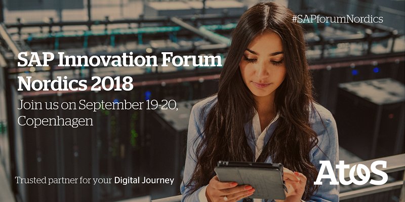 AtosNordics's tweet photo. Step by us at #SAPforumNordics and check out our interactive demo on #SmartDataAnalytics and #PredictiveMaintenance and talk to our experts! You'll find us at expert zones IT and Data Platforms &amp; SAP® Leonardo. We're excited to meet you! https://t.co/HHcFaccw3N https://t.co/uTYDN0hTcV