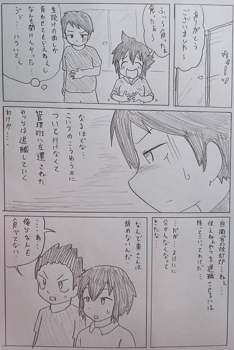 #バディ管理班の二人
「陽子と古川」 