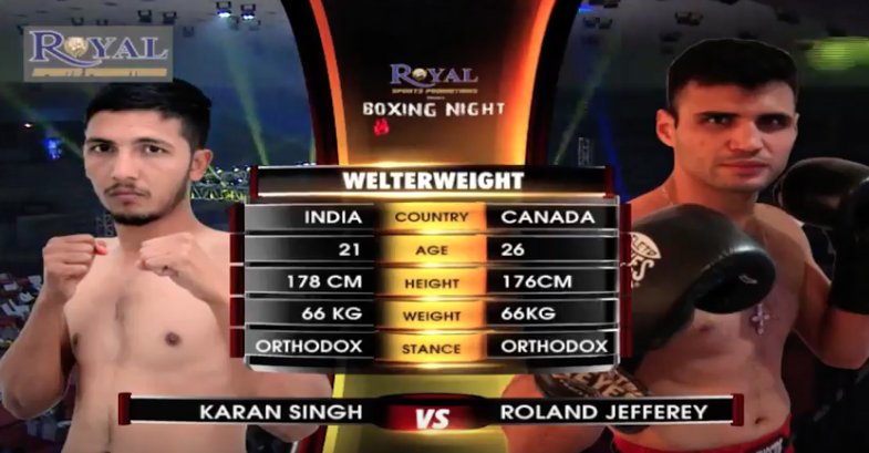 proboxing_night's tweet photo. Watch out the bout between Karan Singh vs Roland Jefferey held at Boxing Night - Panchkula. https://t.co/qlSchcIWrN
#ProBoxingNight #WBC #RoyalSportsPromotions https://t.co/Jg4ZqRLtov