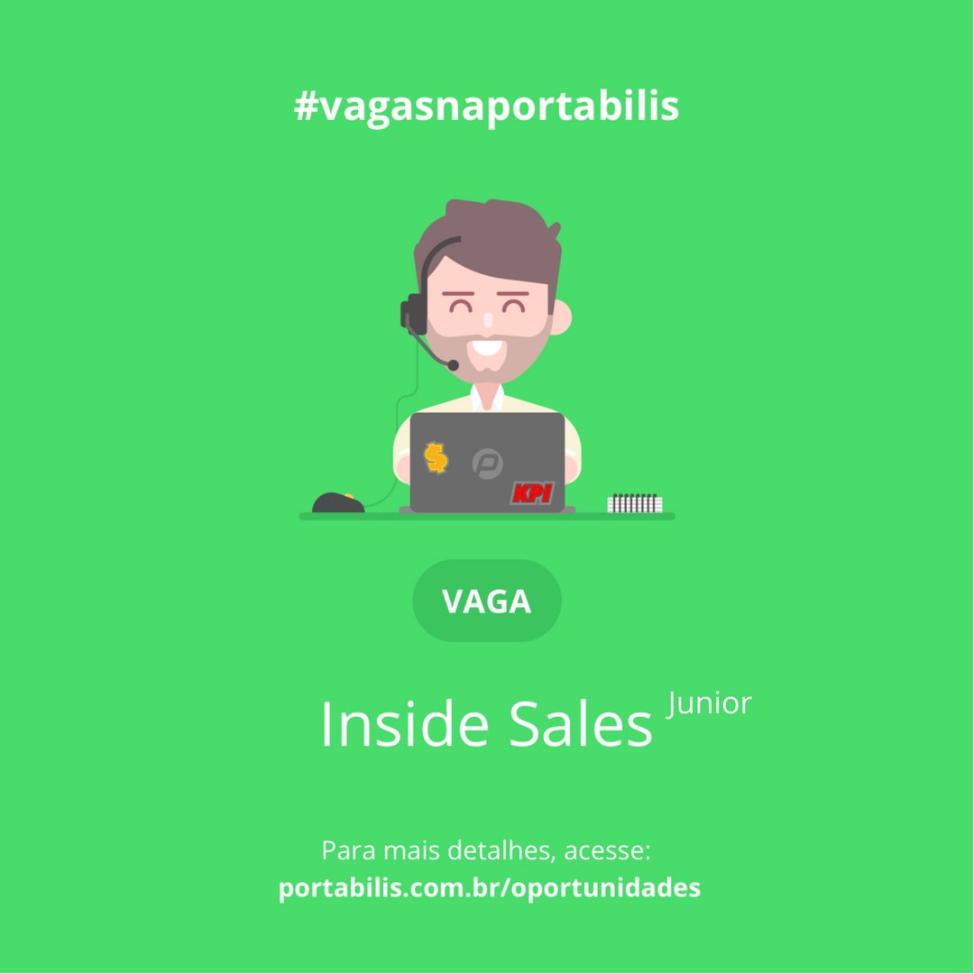 portabilis's tweet photo. Quer fazer a diferença com o #timePortabilis?
Temos duas vagas abertas para Inside Sales Jr! Tá esperando o que para fazer parte da melhor empresa para se trabalhar no Sul?
Inscreva-se aqui https://t.co/mZKlIEDeJ0
#Portabilis #vagasnaportabilis #PorTodasAsEscolasDoBrasil https://t.co/RmOP2hYidM