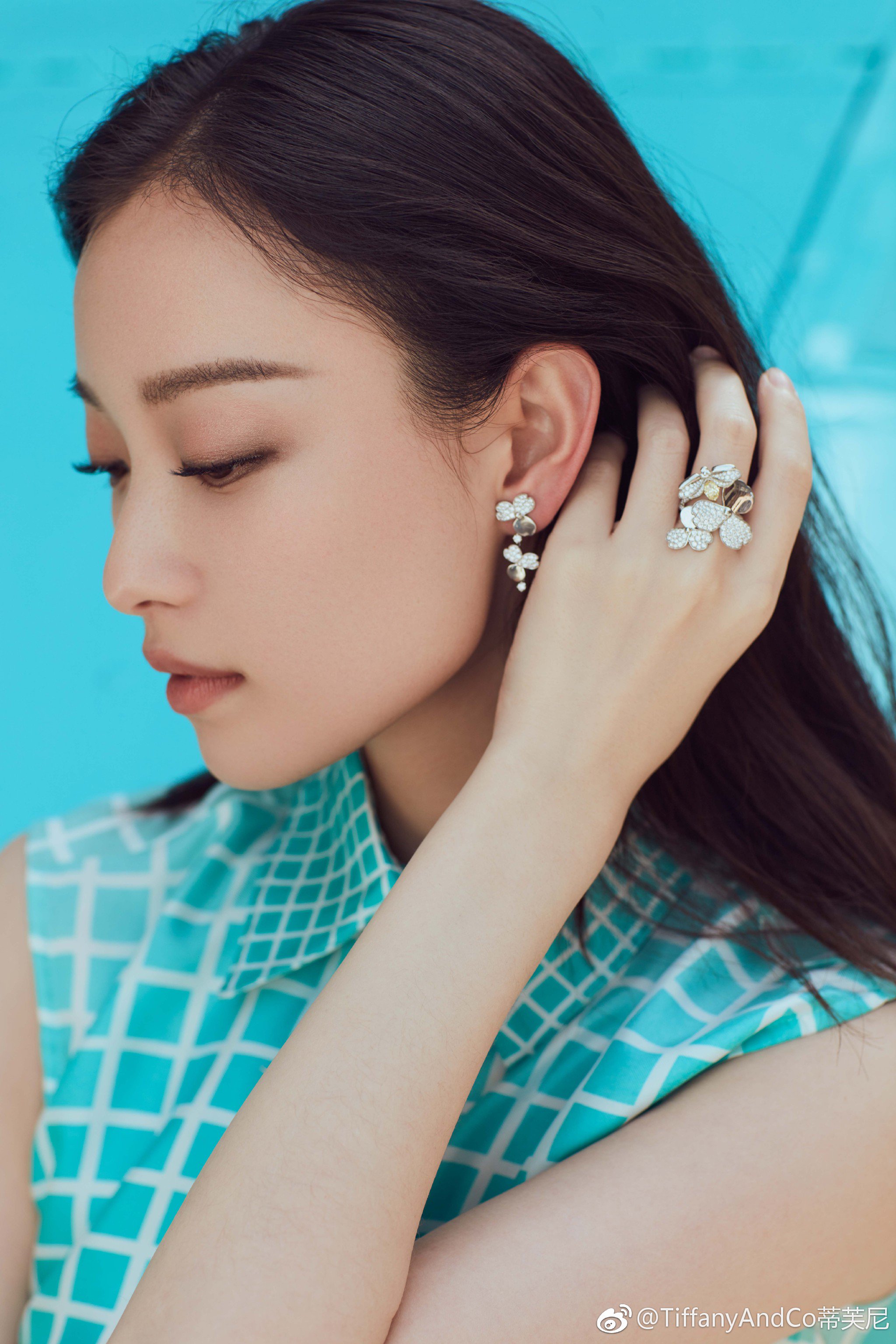 Tiffany paper flower earrings best sale