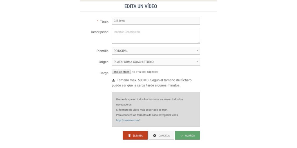 coachstudio_net's tweet photo. #CoachStudio ahora analiza tus vídeos subiéndolos al serrvidor de Coach Studio, una opción más que se añade a los ficheros locales y enlaces de youtube! #baloncesto #balonmano #futbol
https://t.co/j5Gr4SAFzX https://t.co/JBaz0agbIO