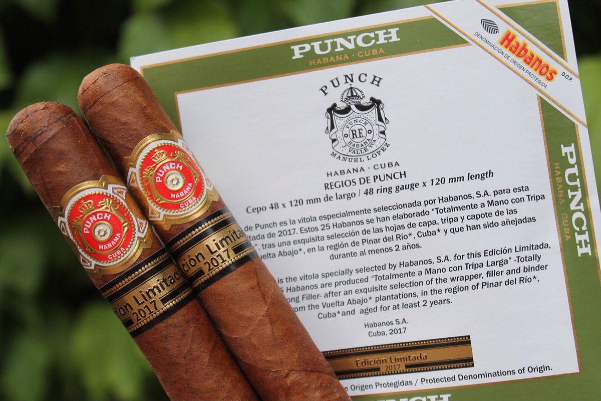 CigarsMyLife's tweet photo. Punch Regios Limited Edition 2017 #available #orders #cigarworld #habanos #cigaraficionado #cigaroftheday #habanosspecialist #botl #cuba #sotl #punchregios #limitededition #le2017 https://t.co/JkoR3cETij