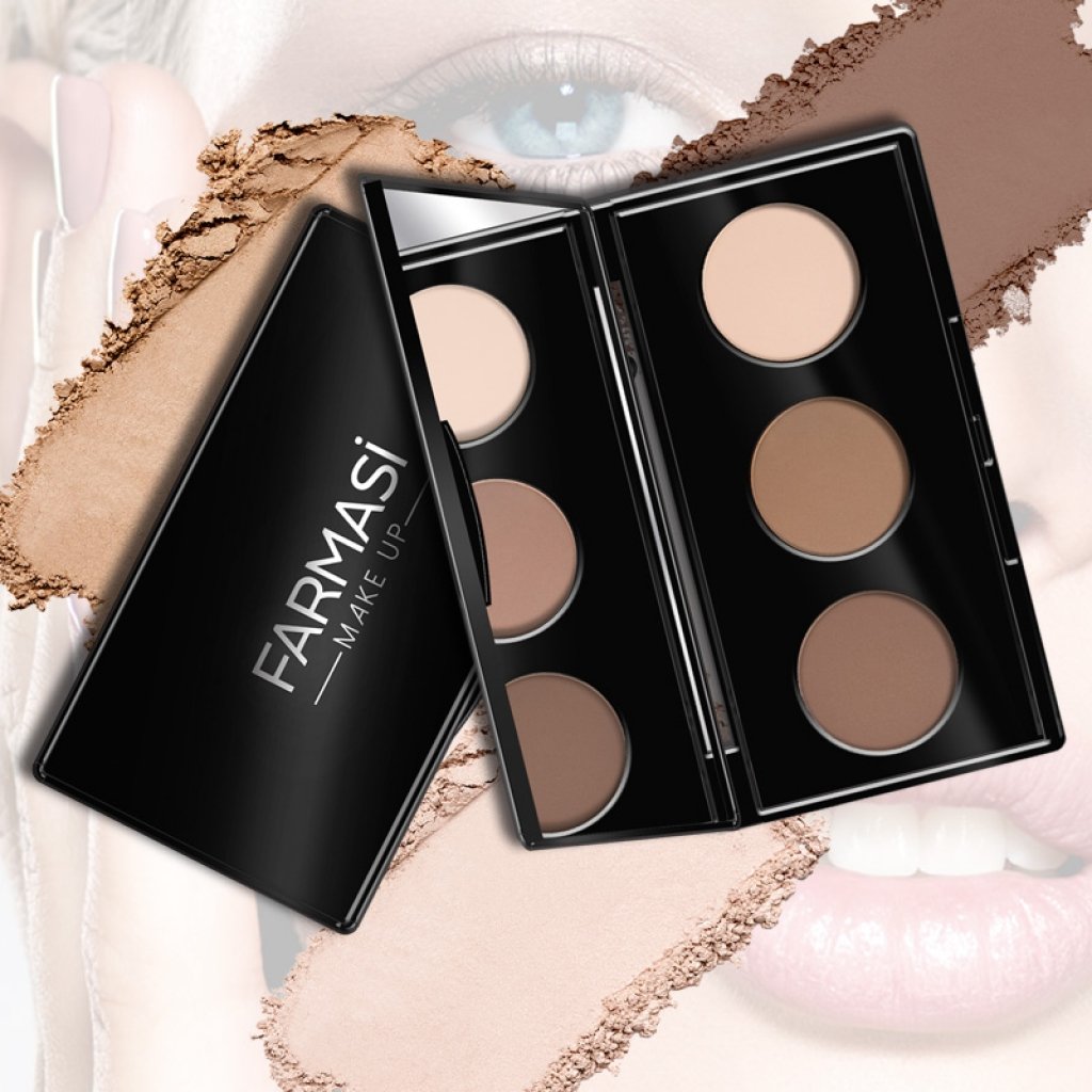 TRKKAHRAMANFtm's tweet photo. Yüzünü şekillendirmenin en pratik yolu! 3 farklı ton özelliği ile yüzüne boyut kazandır. #farmasimakeup #farmasi #eyepencil #eye #lippencil #lip #extreme #curl #bb #cc #cream #starlook #star #look #lashes #makeupartist #makeupaddict #makeuplover #makeupoftheda @FatmaTRKKAHRAMAN🍃 https://t.co/QZKWfiNIsV