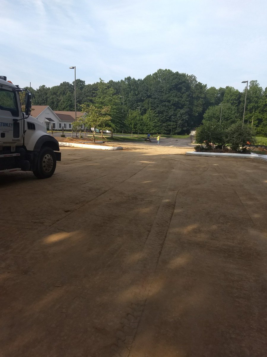 dcgcontractor's tweet photo. #DCGContractor is currently out at @GraceBaptistVA removing and replacing a partial parking lot.  Work includes adding curb around existing parking
lot that currently does not have curb.  We are thankful the Church continues to use DCG for their projects! #Construction https://t.co/5DPdDgUa6V
