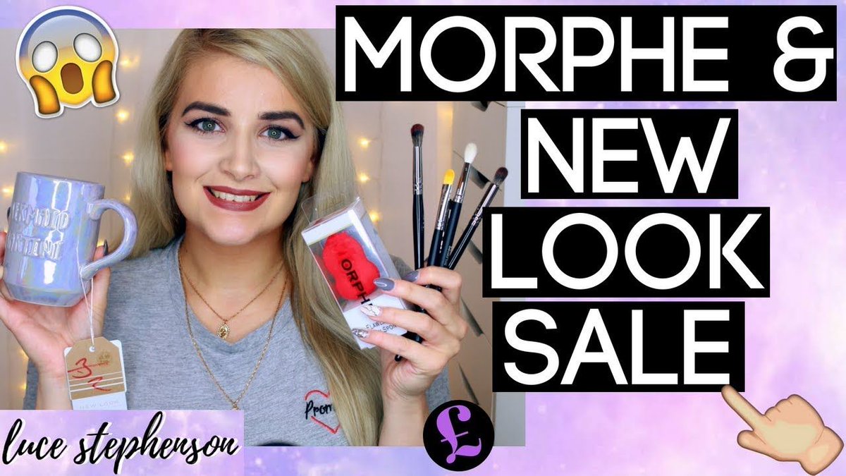 LuceStephenson's tweet image. MORPHE &amp;amp; NEW LOOK SALE BEAUTY BARGAIN HAUL! | Luce Stephenson buff.ly/2BScFkD

#smallbloggers #smallblog #smallstreamers #smallyoutuberarmy