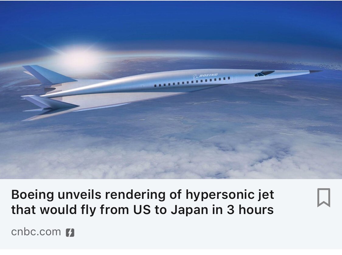 Boeing reveals jet that can get to Japan in three hours from the United States #jet #aviation #planes www-cnbc-com.cdn.ampproject.org/c/s/www.cnbc.c…