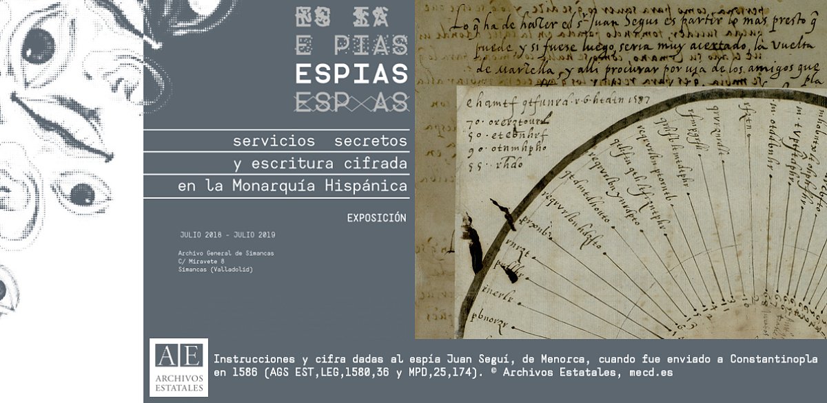 ArchivosEst's tweet photo. ¿Quieres ver las instrucciones y cifra dadas a un espía de Felipe II enviado a Constantinopla? Ven a la #ExpoEspías del #ArchivoSimancas (hasta el 31 julio 2019)

+ Información: https://t.co/jFnLhDu4HN 

#ArchivosEst
#AGS https://t.co/rUxkqpQtky