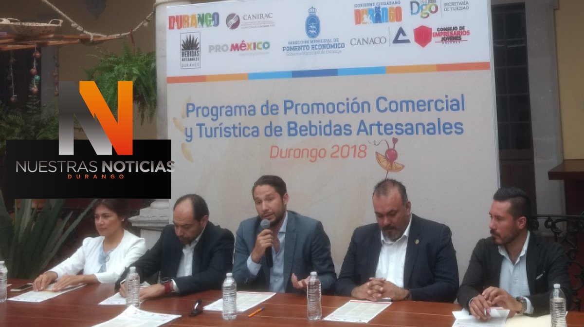 AlTiempoDgo's tweet photo. Presenta @frosas_px  el Programa de Promoción Comercial y Turística de Bebidas Artesanales #Durango2018
@DMFE_Dgo 
#NuestrasNoticiasDurango https://t.co/Dm3RP6CEVd