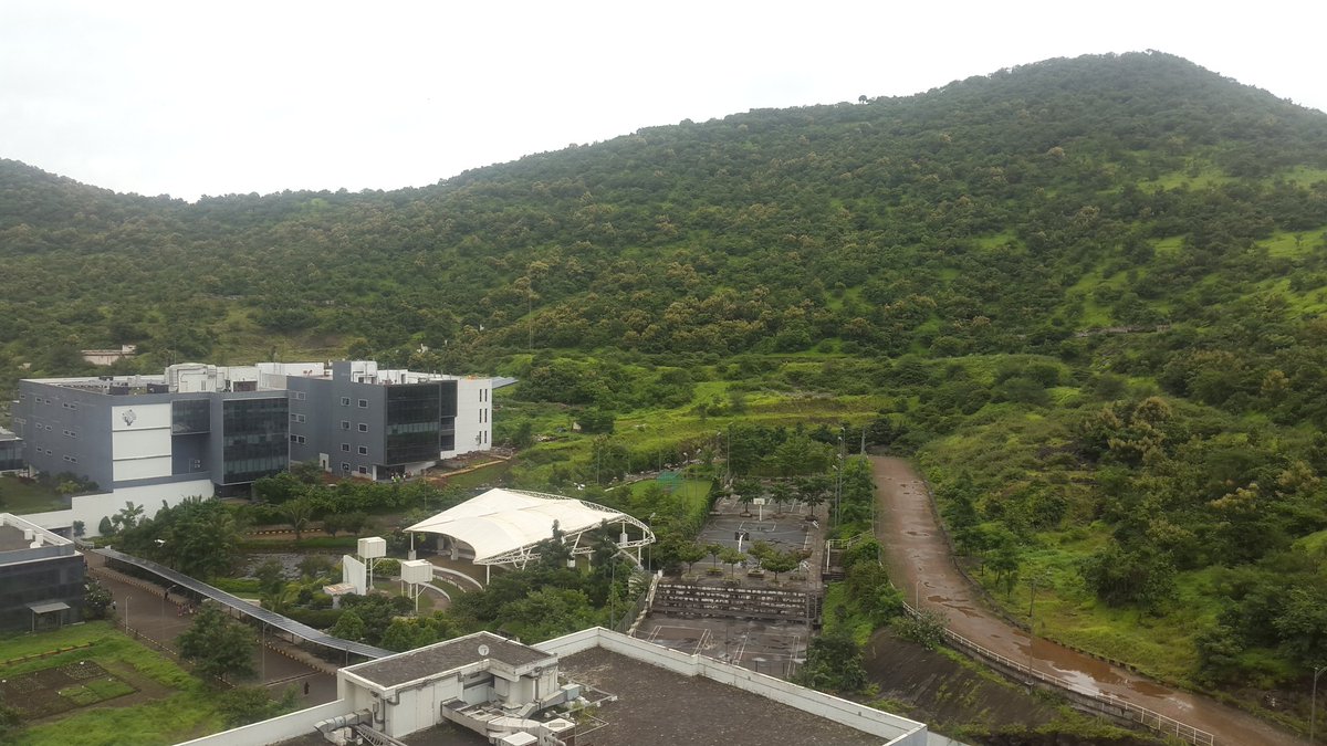 ashishgakrey's tweet photo. View from Pune CG Guest House #lifeatcapgemini @CapgeminiIndia #Capgeminiindia @Capgemini #Capgemini Beautiful campus of Pune Hinjewadi #CapgeminiPune https://t.co/00Y577Uh6T